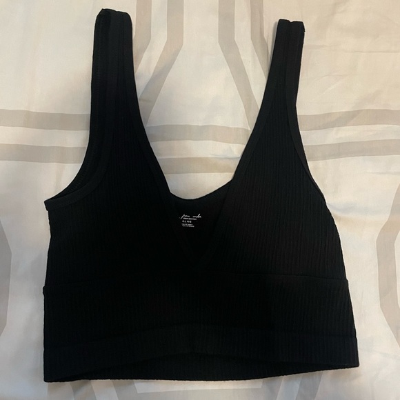 Urban Outfitters black crop top - Picture 2 of 4